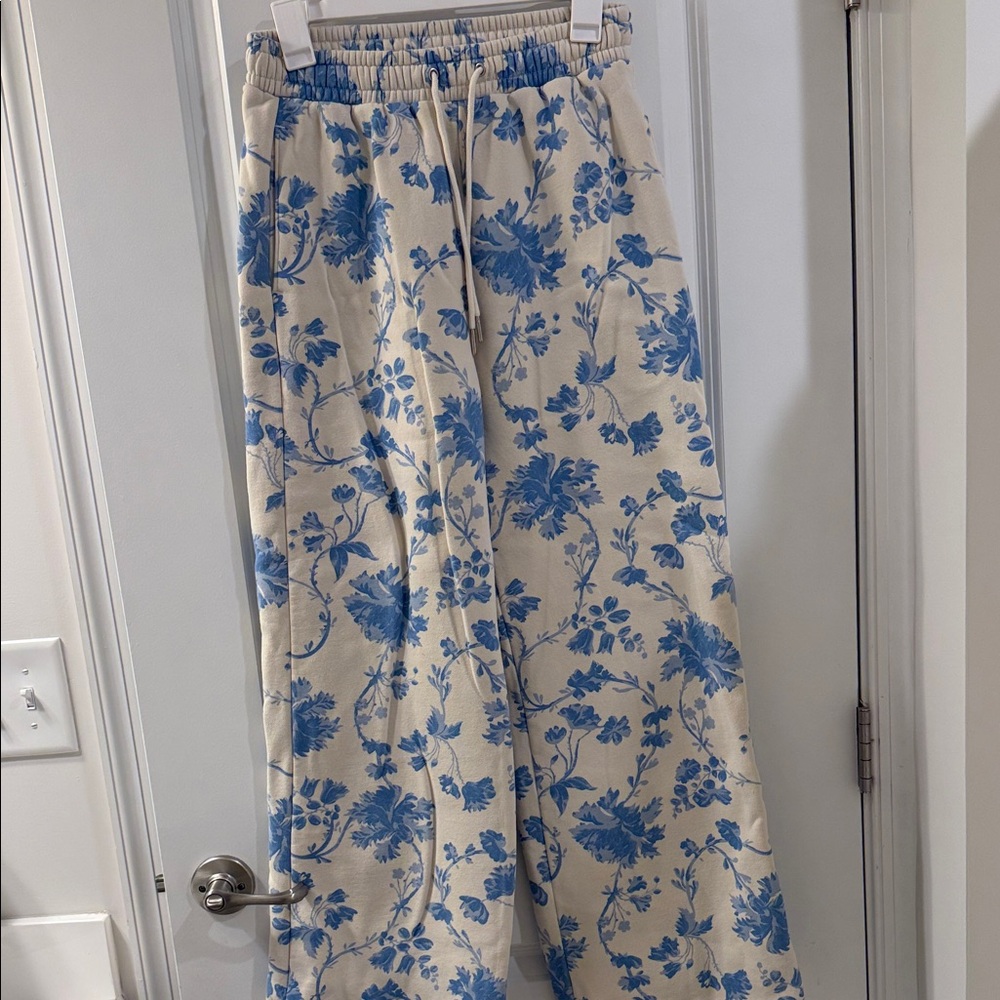 High Rise Sunday Wide Leg Sweatpants